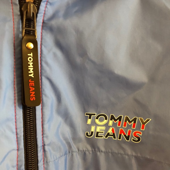 Vintage Tommy Jeans Hilfiger Rain Jacket Size L - Picture 4 of 10